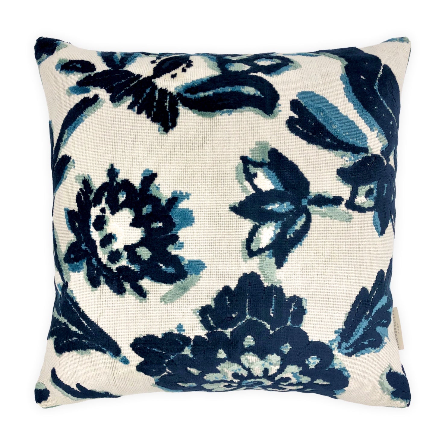 Blue shop textured cushions